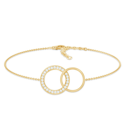 Diamond Eternity Chain Bracelet For Women
