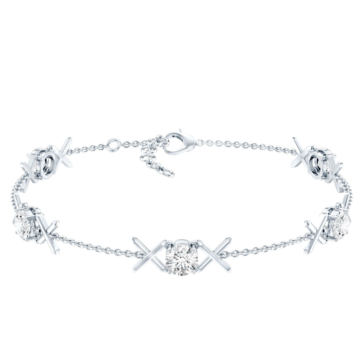 Certified Lab Grown Diamond Bridal Bracelet