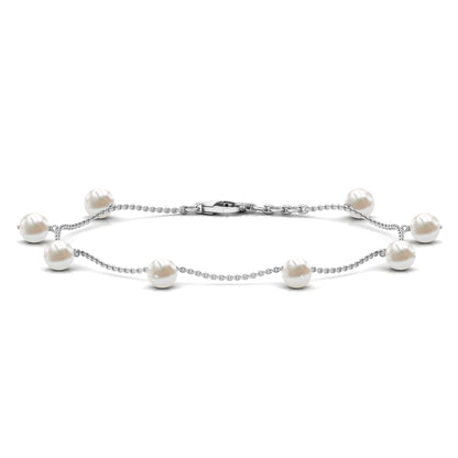 Freshwater Cultured Pearl Chain Bracelet for Women