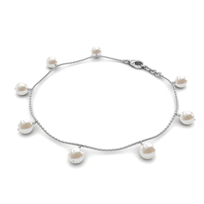 Freshwater Cultured Pearl Chain Bracelet for Women