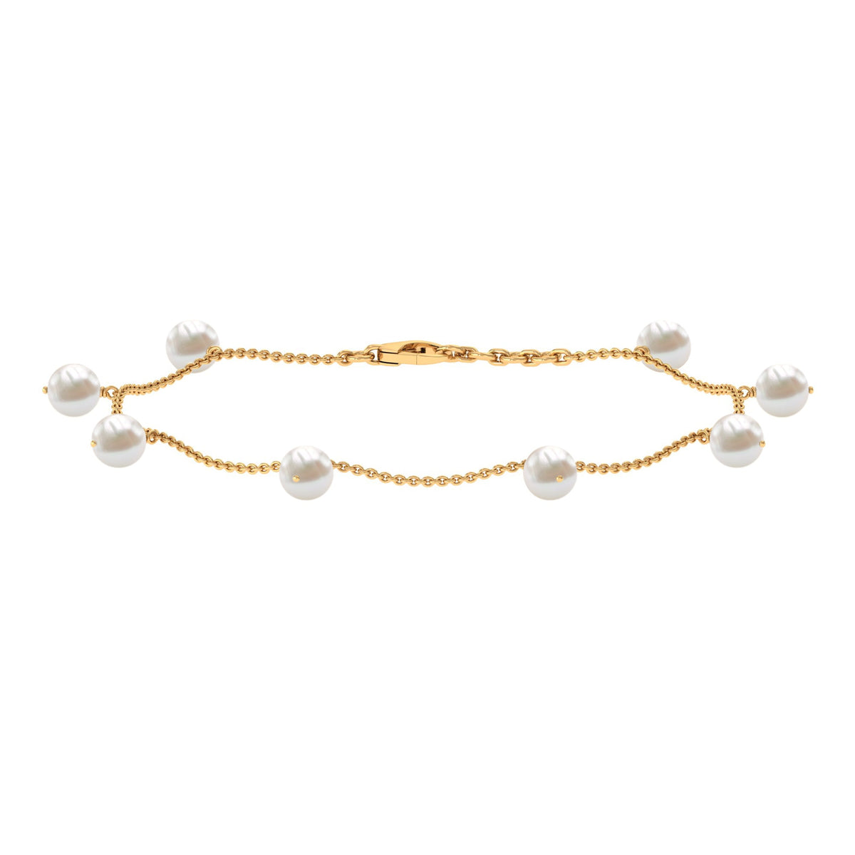 Freshwater Cultured Pearl Chain Bracelet for Women