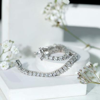 Certified Lab Grown Classic Round Diamond Tennis Bracelet