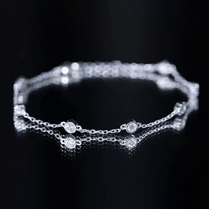 Lab Grown Diamond Chain Bracelet for Women