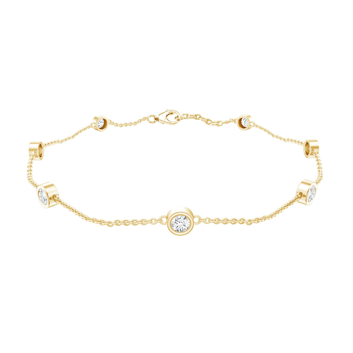Lab Grown Diamond Chain Bracelet for Women
