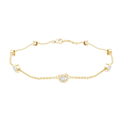 Lab Grown Diamond Chain Bracelet for Women