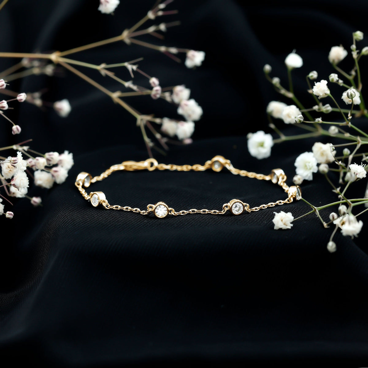 Lab Grown Diamond Chain Bracelet for Women