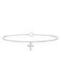 Certified Lab Grown Diamond Cross Bracelet