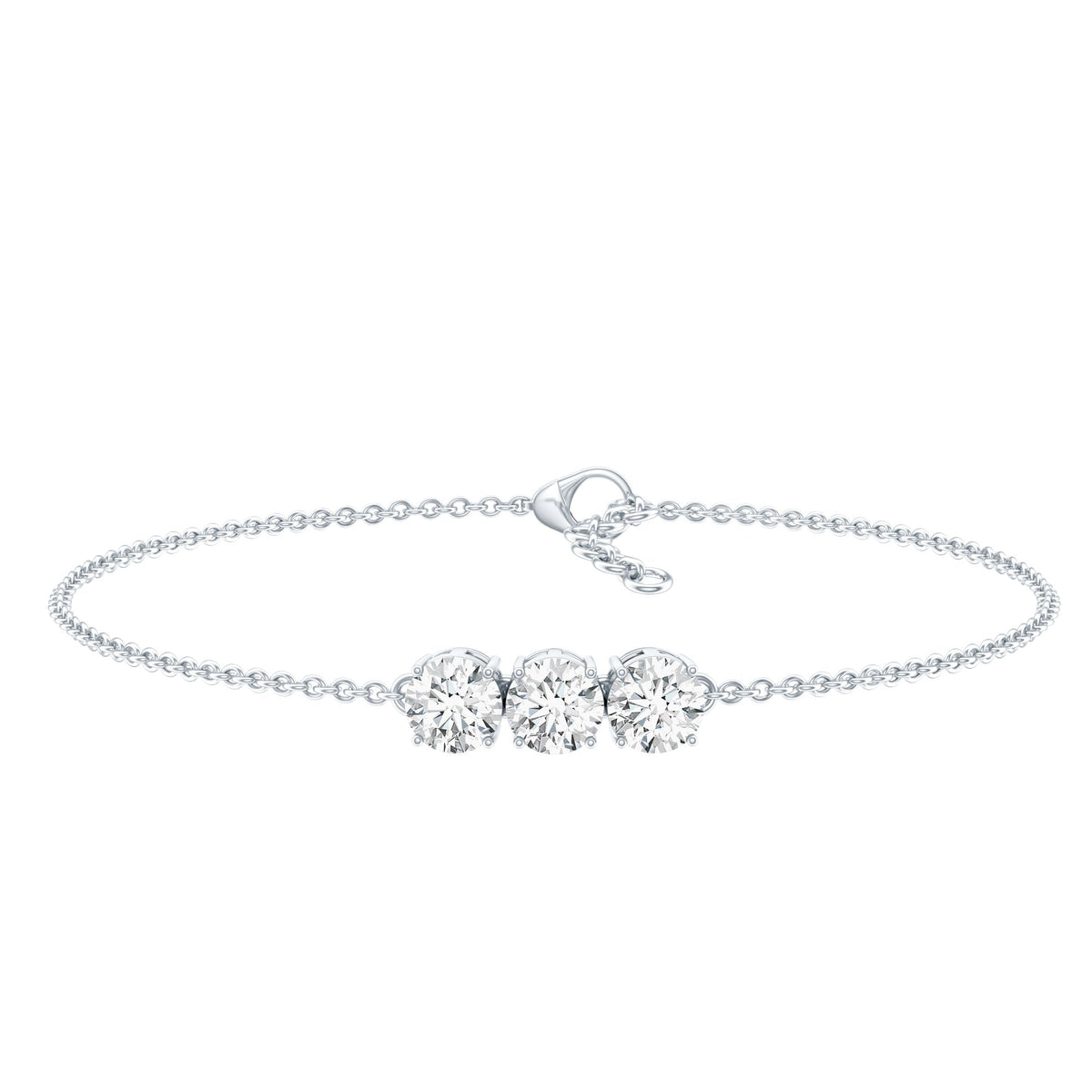 Certified 5 MM Lab Grown Diamond Bracelet for Women