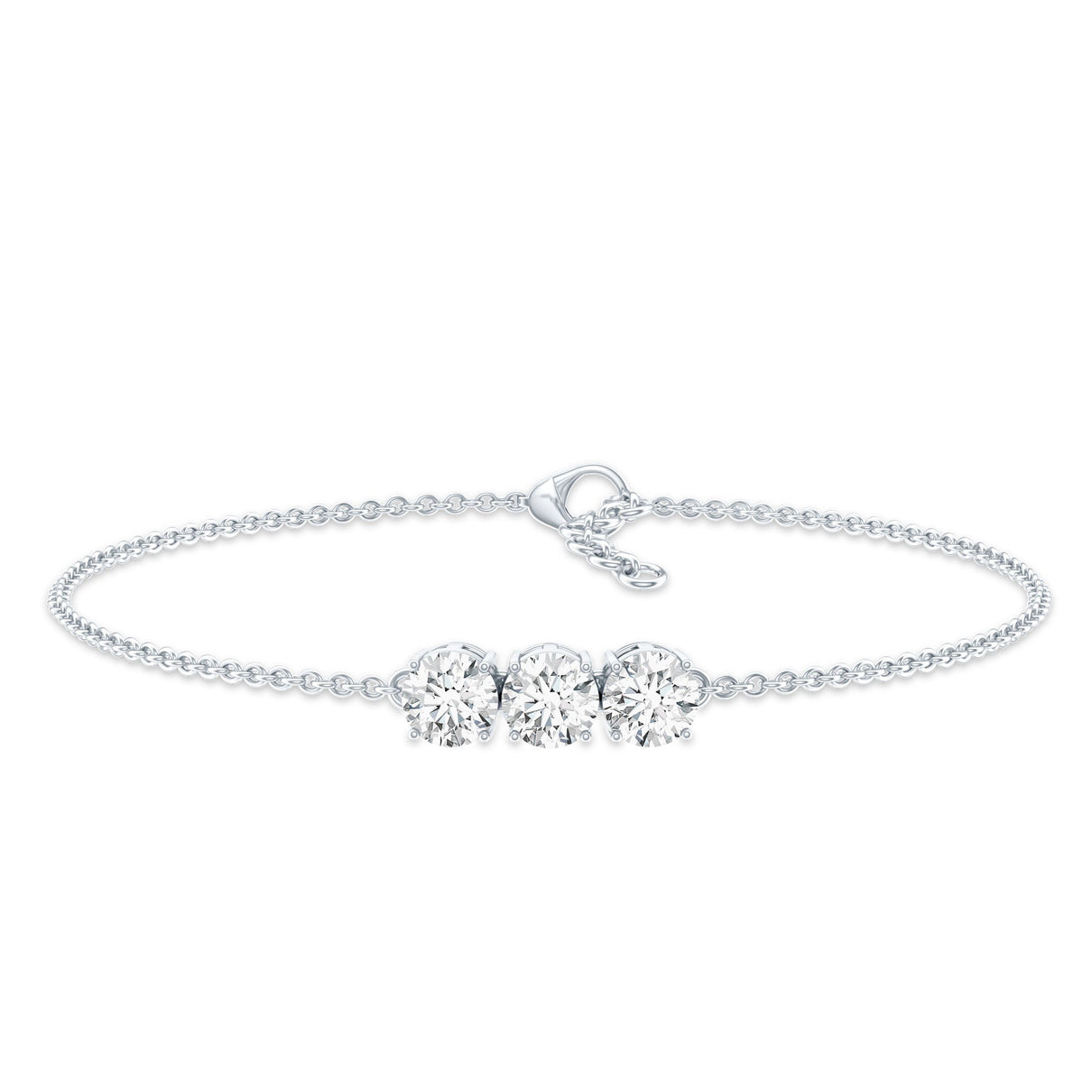Certified 5 MM Lab Grown Diamond Bracelet for Women