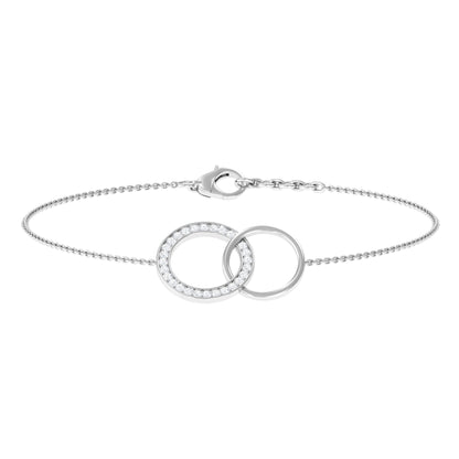 Diamond Eternity Chain Bracelet For Women