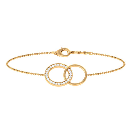 Diamond Eternity Chain Bracelet For Women