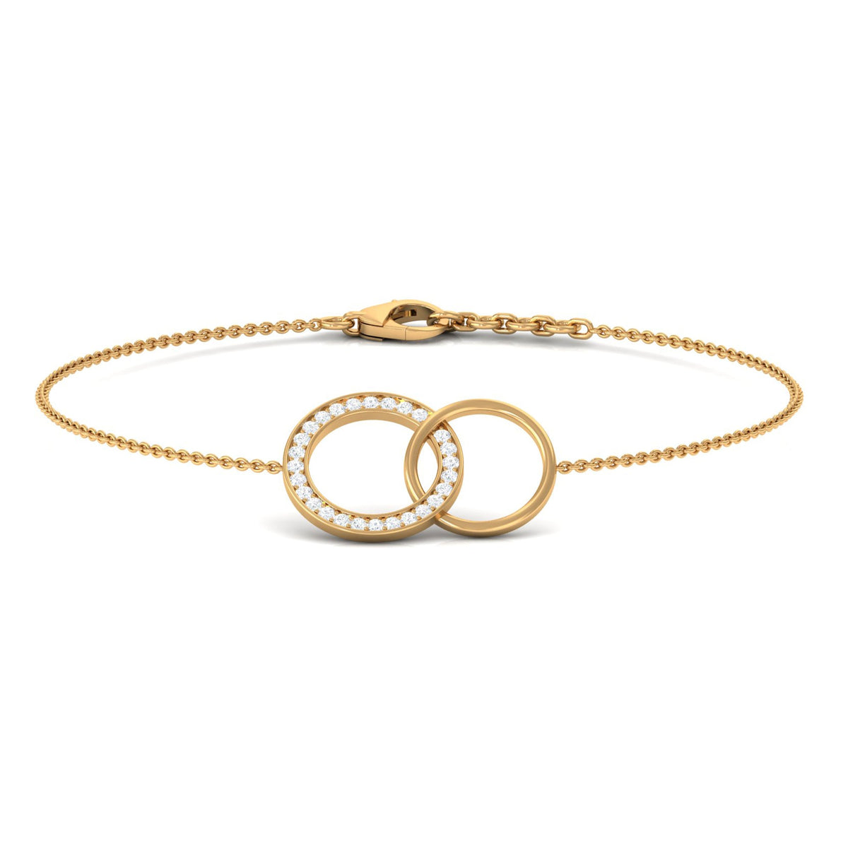 Diamond Eternity Chain Bracelet For Women