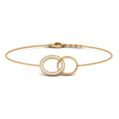 Diamond Eternity Chain Bracelet For Women