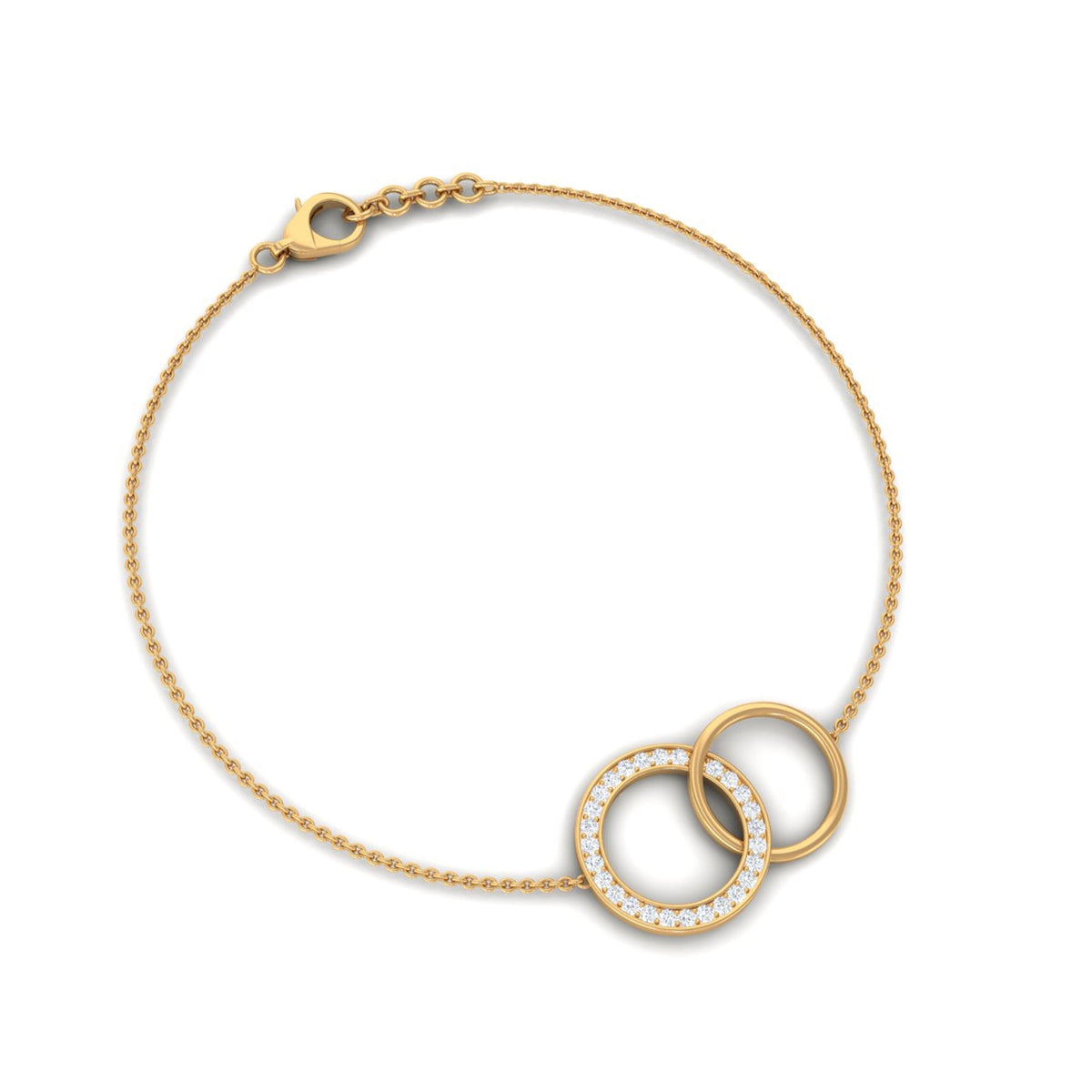 Diamond Eternity Chain Bracelet For Women