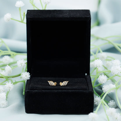 Certified Lab Grown Diamond Leaf Stud Earrings With Screw Back