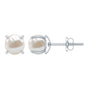 6 MM Round Freshwater Pearl Solitaire Stud Earrings