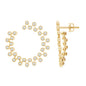 Certified Moissanite Big Stud Earrings For Women