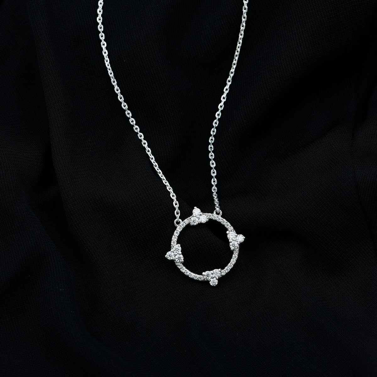 Certified Lab Grown Diamond Circle of Life Necklace