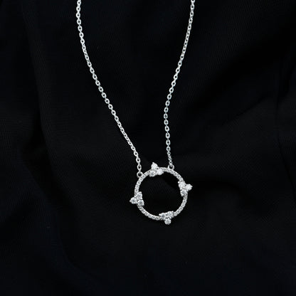 Certified Lab Grown Diamond Circle of Life Necklace