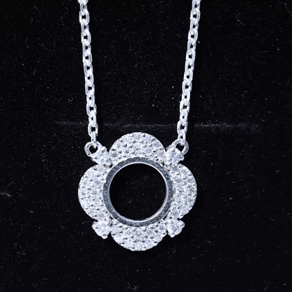 Certified Lab Grown Diamond Nature Inspired Necklace