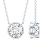 IGI Certified 3 Carat Lab Grown Diamond Solitaire Necklace for Women