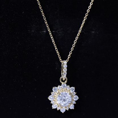 Certified Lab Grown Diamond Wedding Necklace With Chain