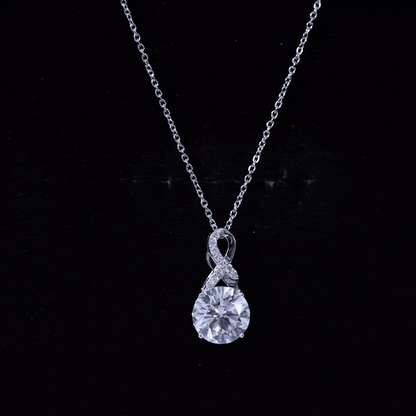 2 Carat Lab Grown Diamond Infinity Pendant Necklace