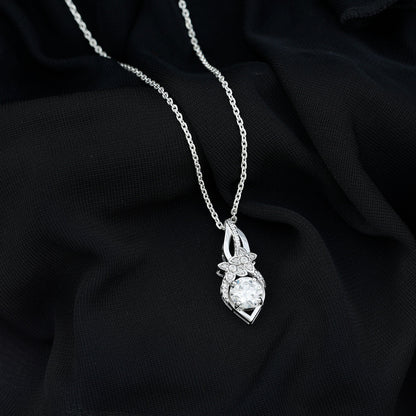 Certified Moissanite Designer Bridal Necklace For Wedding