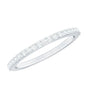 Round Cut Diamond Stackable Eternity Band