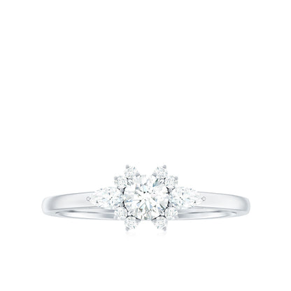 Natural Diamond Promise Ring with Certificate