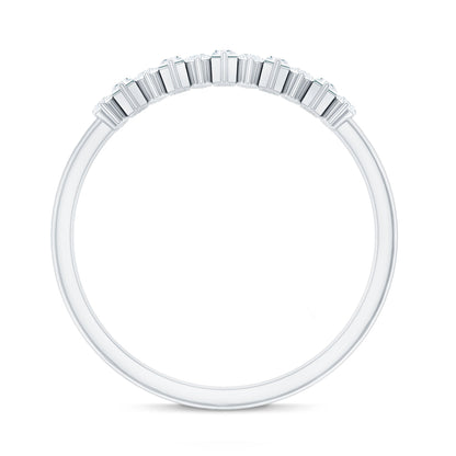 Minimal Natural Diamond Anniversary Ring