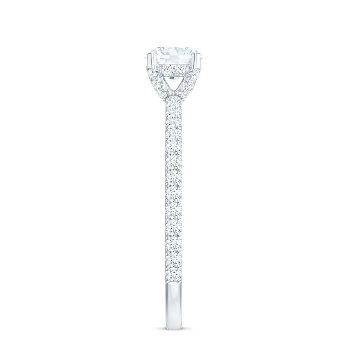 Minimalist Diamond Classic Engagement Ring