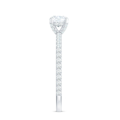 Minimalist Diamond Classic Engagement Ring