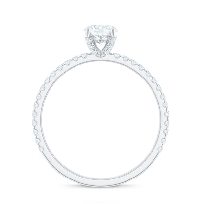 Minimalist Diamond Classic Engagement Ring