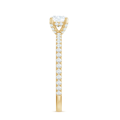 Minimalist Diamond Classic Engagement Ring