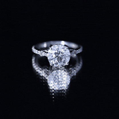 Certified 2 Carat Lab Grown Diamond Simple Engagement Ring