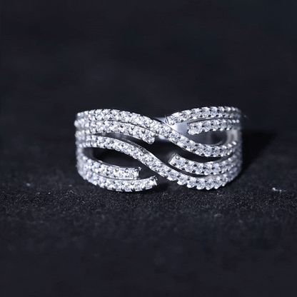 Certified Lab Grown Diamond Wide Wedding Band