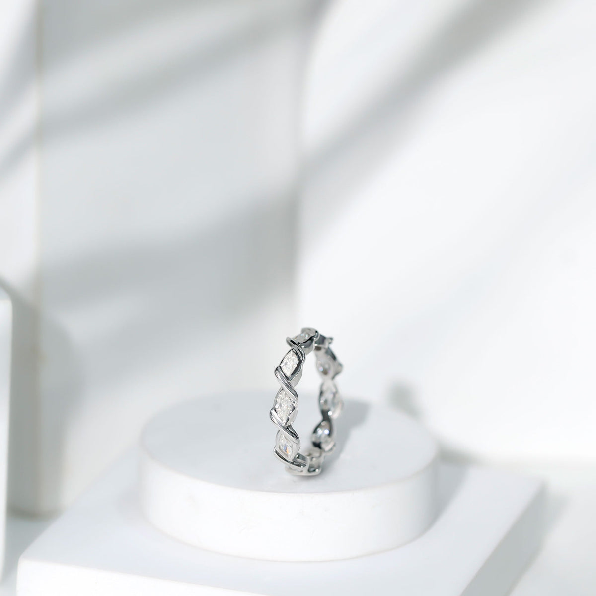 Certified Lab Grown Diamond Wedding Anniversary Ring