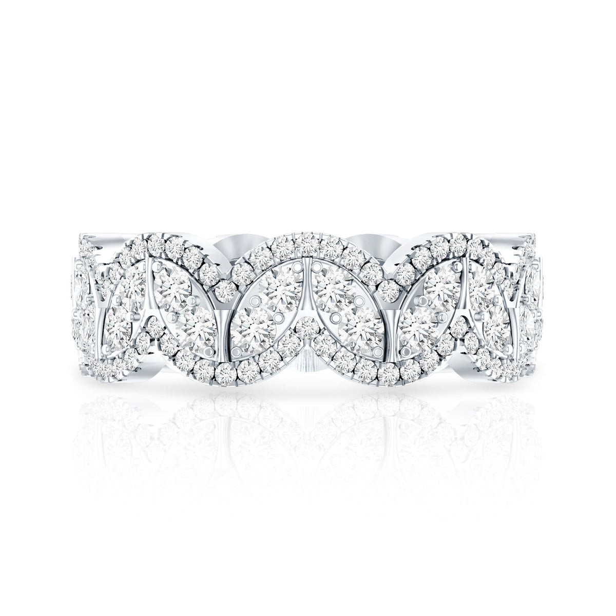 Certified Lab Diamond Vintage Inspired Wedding Ring