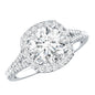 IGI Certified 2 Carat Round Lab Grown Diamond Statement Engagement Ring