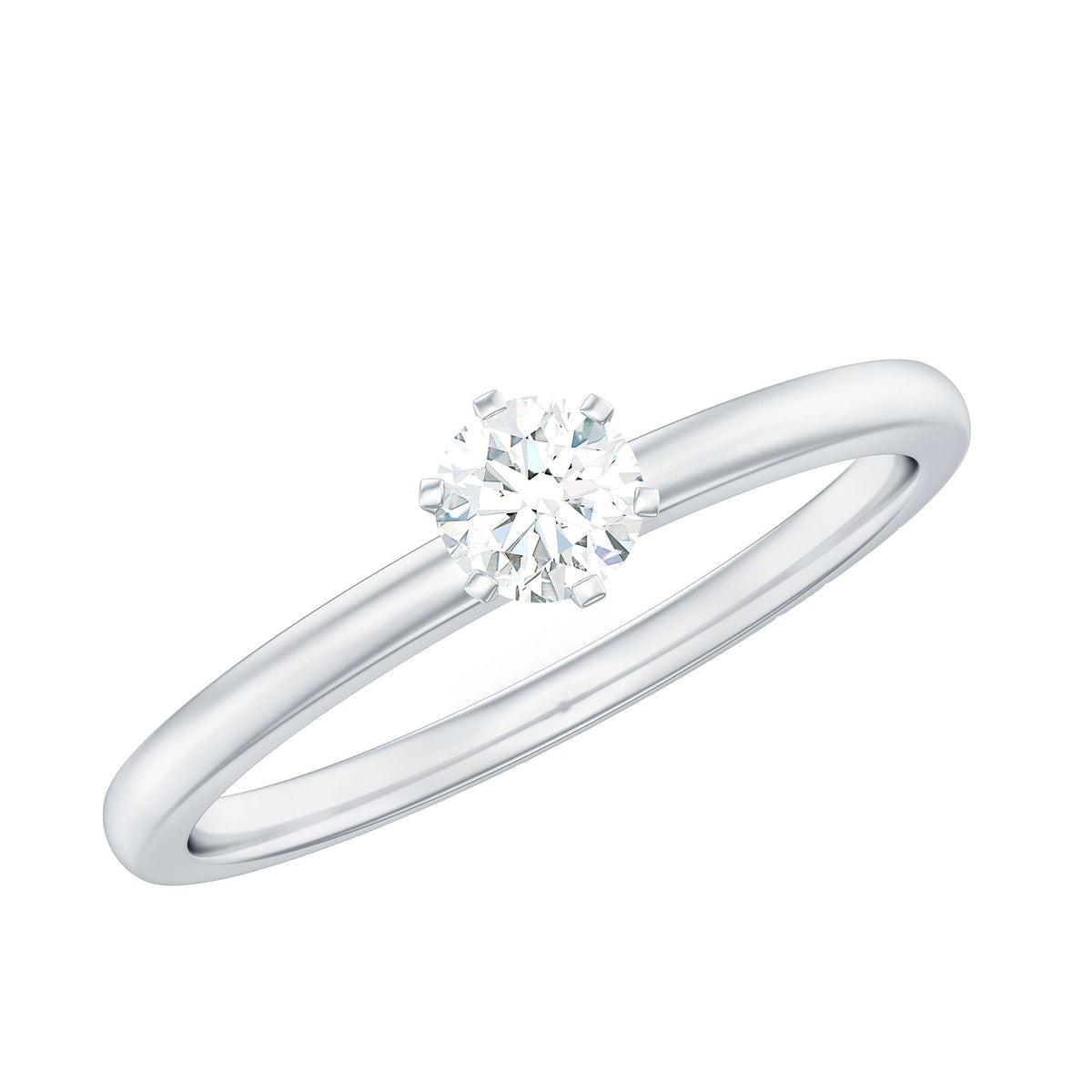 Peg Head Set Diamond Promise Ring for her