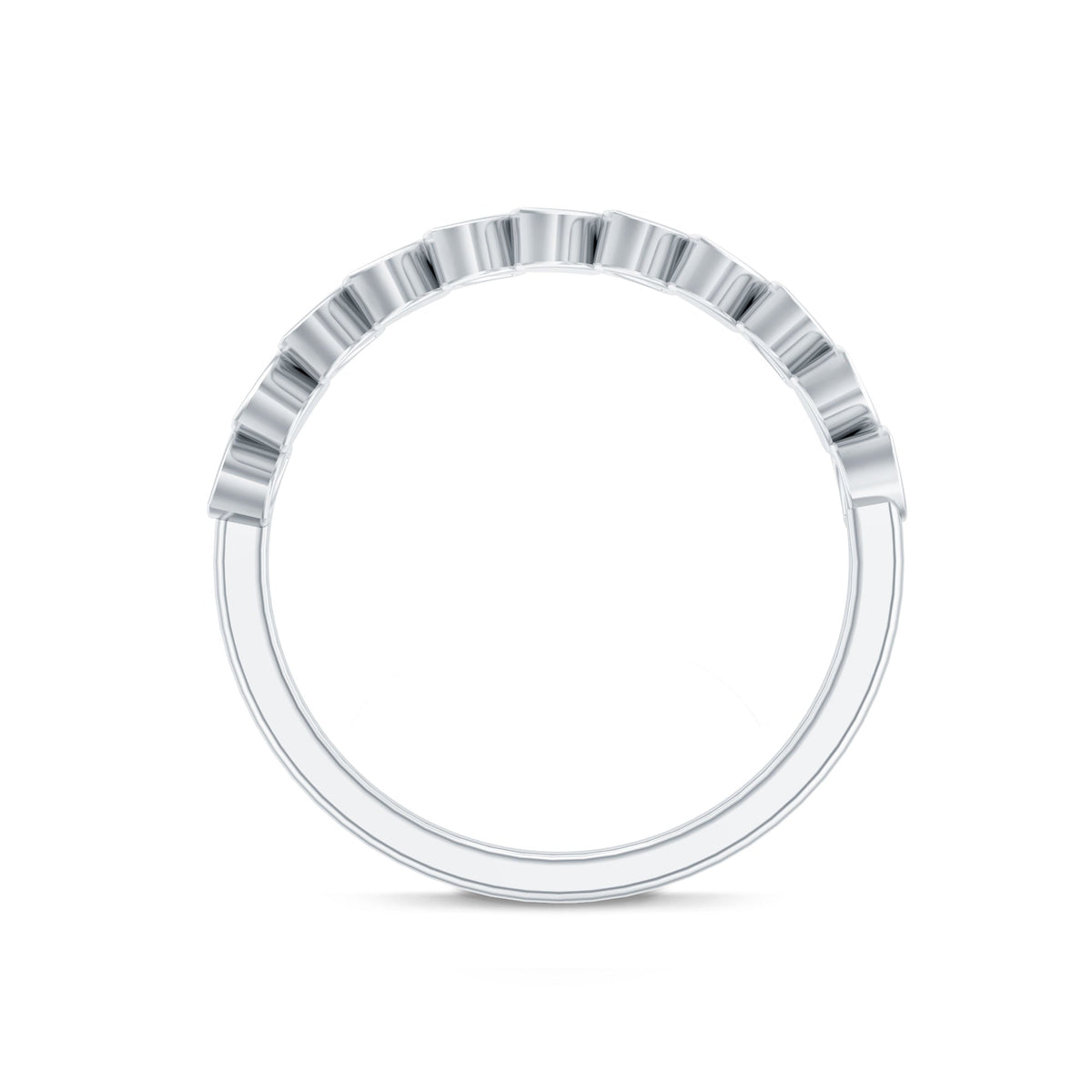 Natural Diamond Marquise Half Eternity Ring for Women