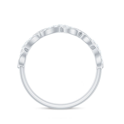 Certified Diamond Infinity Band Ring
