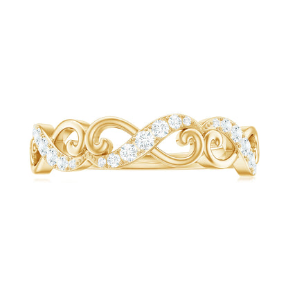 Certified Diamond Infinity Band Ring