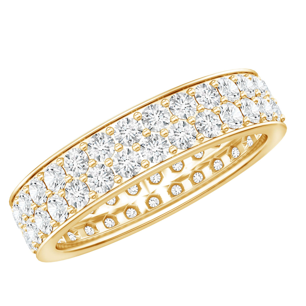 Certified Lab Grown Diamond Wedding Band For Women