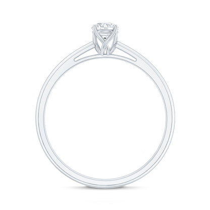 Lab Grown Diamond Solitaire Promise Ring For Women