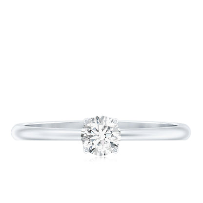 Lab Grown Diamond Solitaire Promise Ring For Women