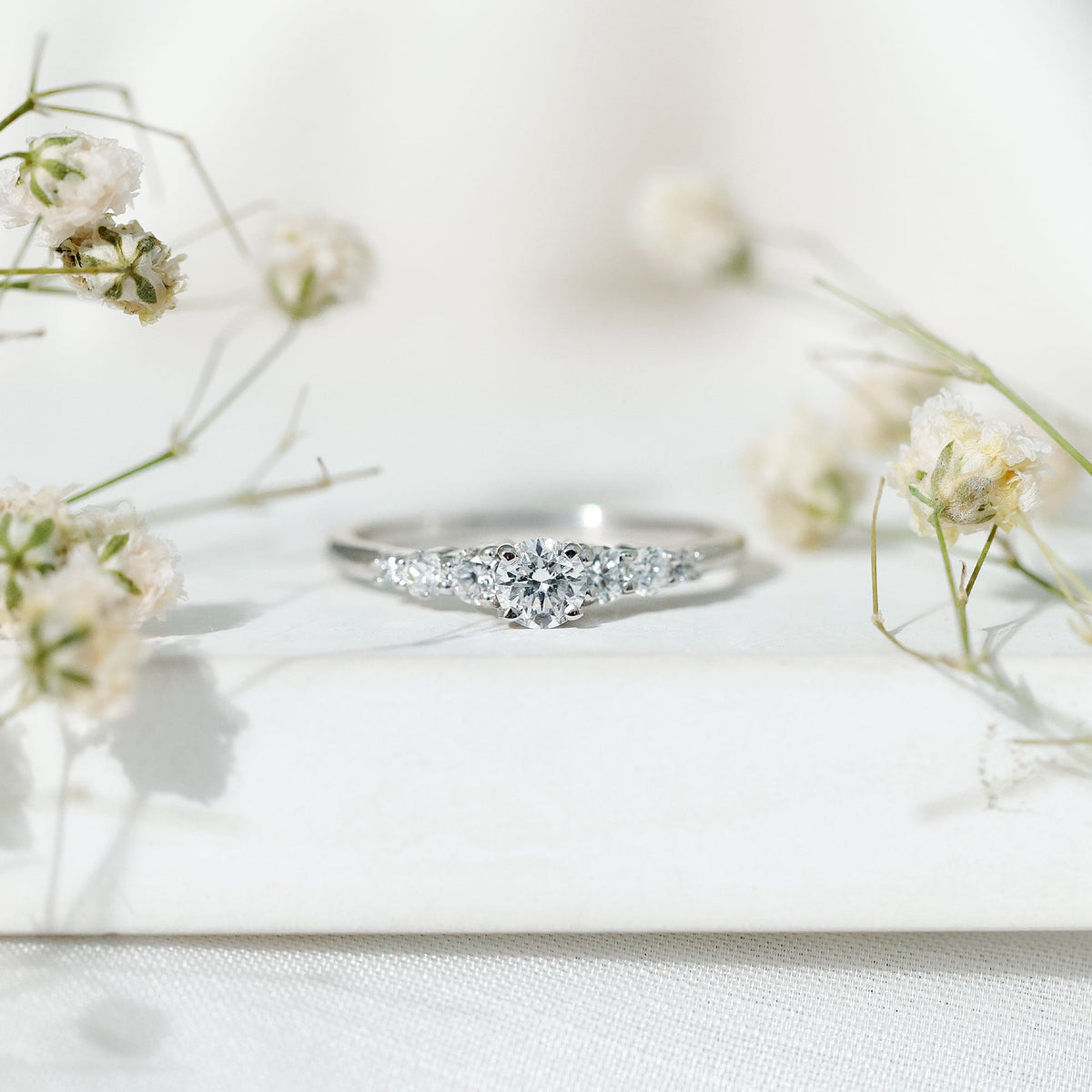 Certified Lab Grown Diamond Classic Solitaire Engagement Ring