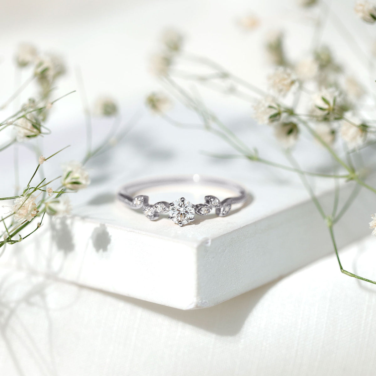 Certified Lab Grown Diamond Minimalist Promise Ring