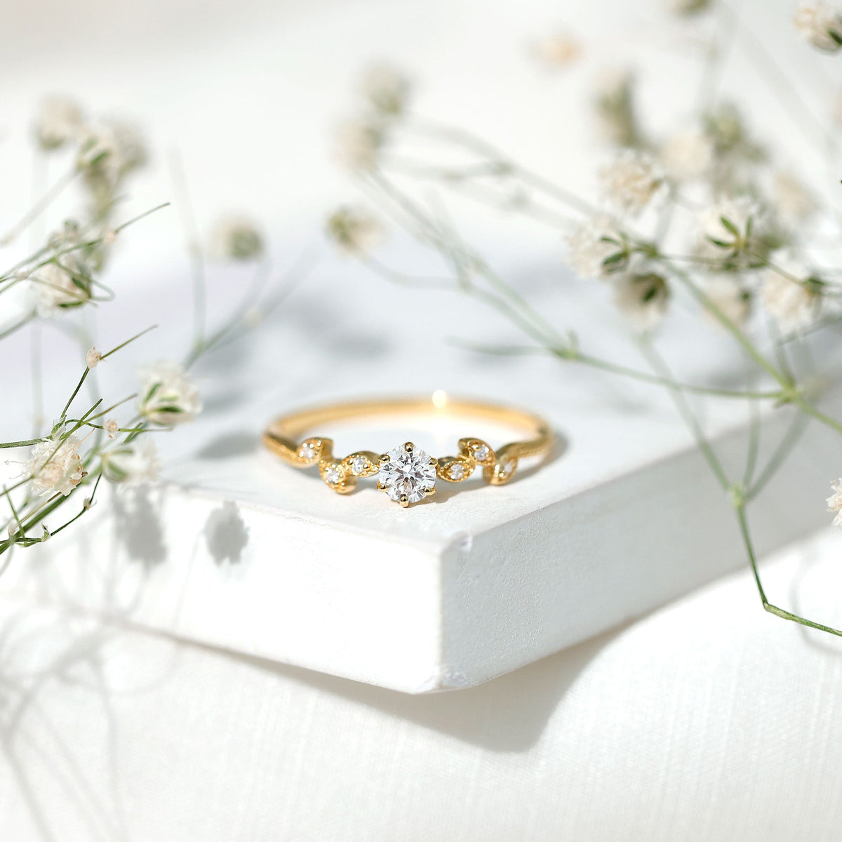 Certified Lab Grown Diamond Minimalist Promise Ring
